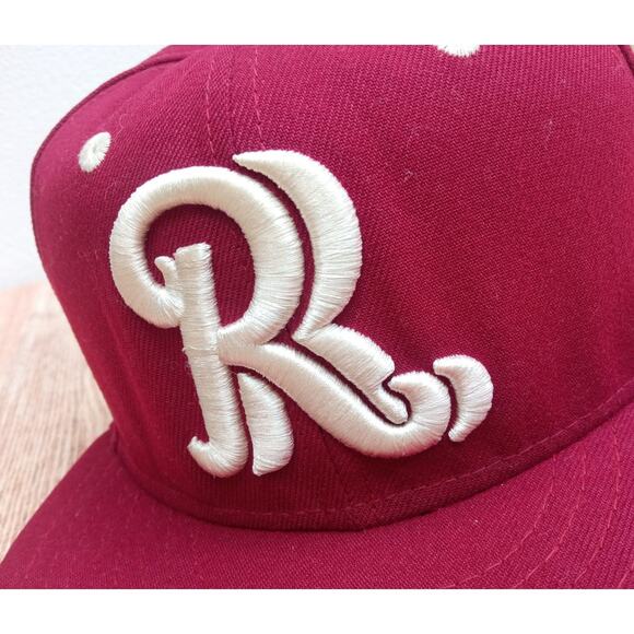 New Era 59Fifty Frisco RoughRiders Hat Ball Cap Red Size 6 3/4 MiLB - Picture 4 of 9